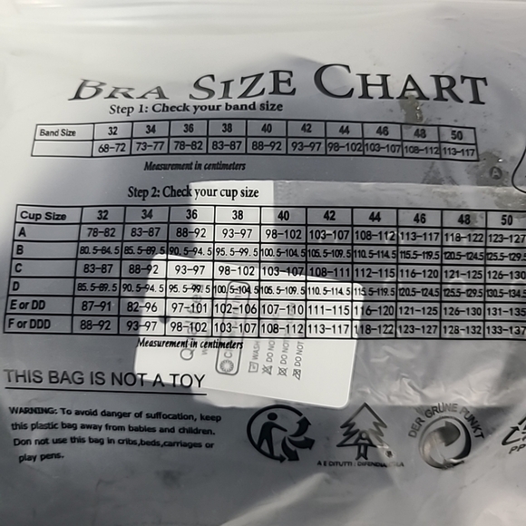 NEW FallSweet Women Padded Push Up Comfort Underwire Hide Back Bulge Bra 40D - Picture 12 of 12